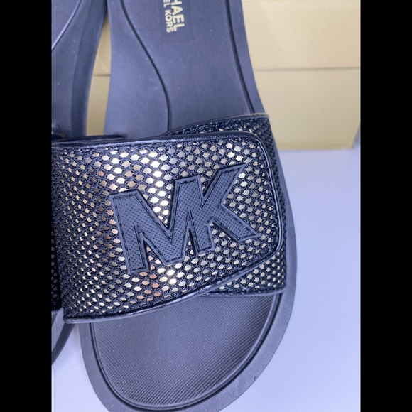 Michael Kors Palmer Slide Net Mesh Sandals Slipper - Picture 7 of 10